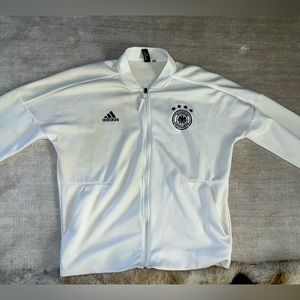 Adidas White German national team sweatshirt size L